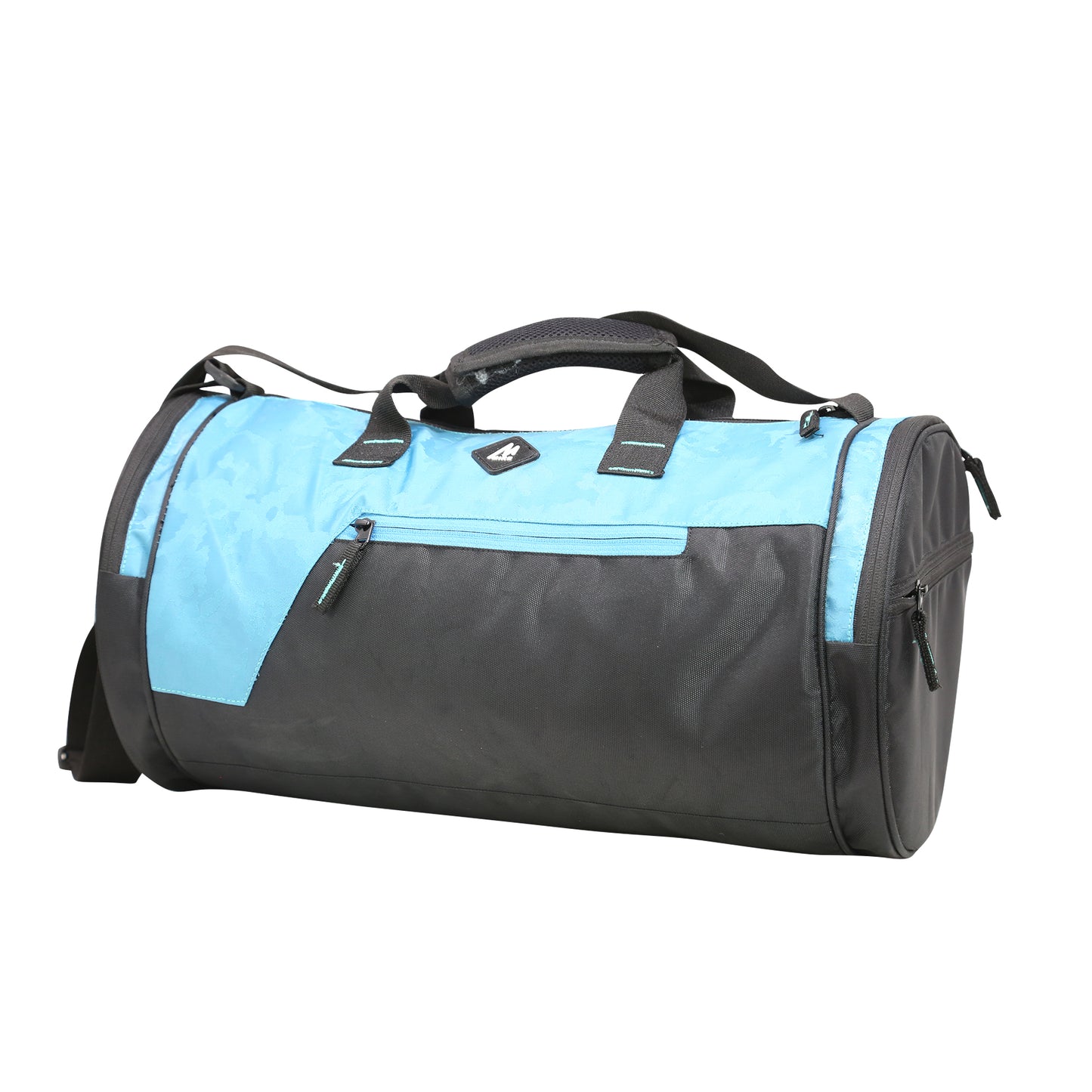 Mike Dual Tone Gym Bag - Teal Blue