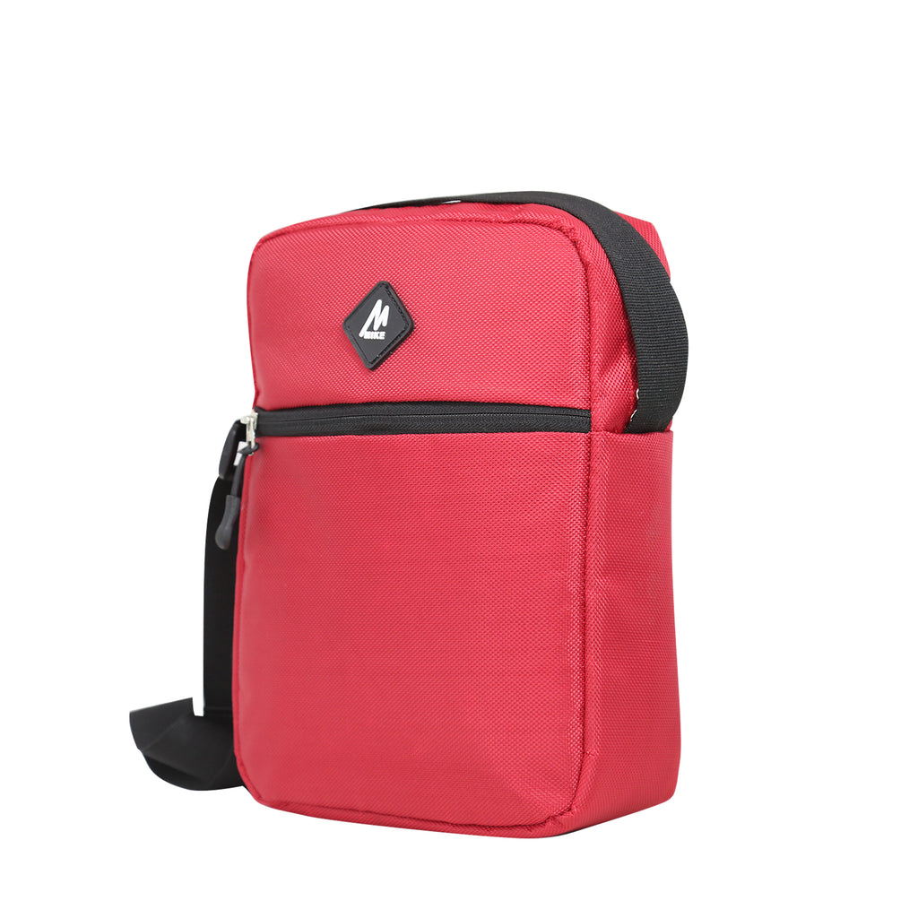 Mike Solid Messenger Bag V2 - Red