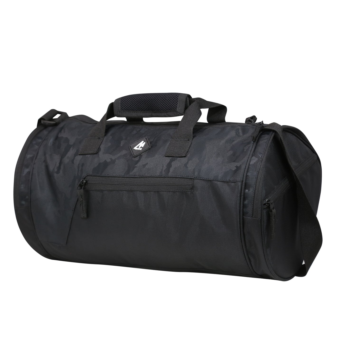 Mike Dual Tone Gym Bag - Black