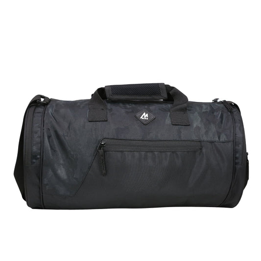 Mike Dual Tone Gym Bag - Black