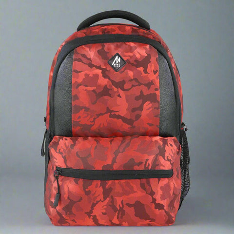 Image of Mike Sedan Backpack- Camo Red