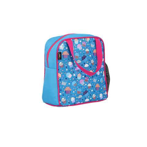 Image of Smily kiddos joy lunch bag-Cupcake Theme Blue