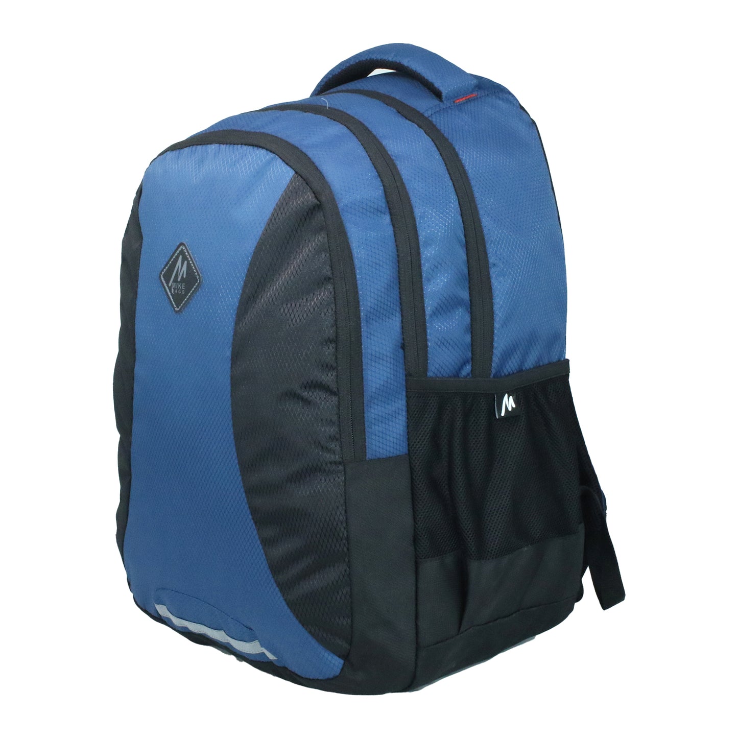 Mike Viper Laptop Backpack - Black Blue