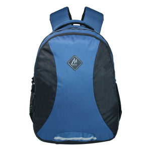 Mike Viper Laptop Backpack - Black Blue