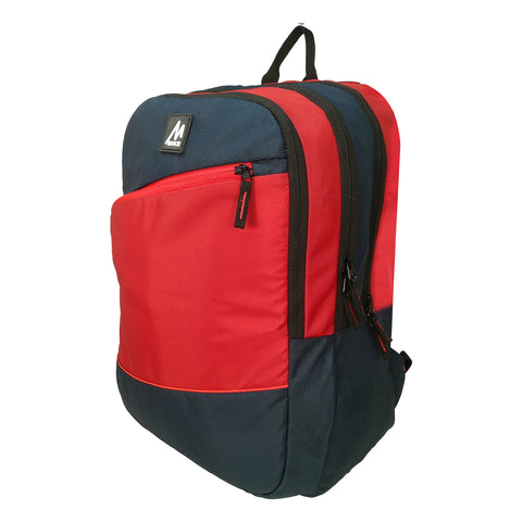 Image of Mike Campus Backpack - Blue & Red