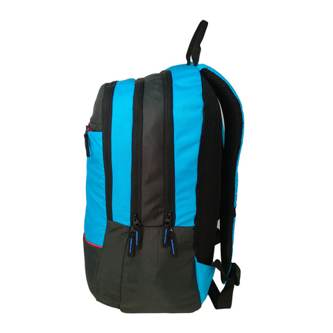 Image of Mike Campus Backpack - Light Blue & Black