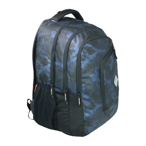 Image of Mike Terminator Laptop Backpack - Black & Blue
