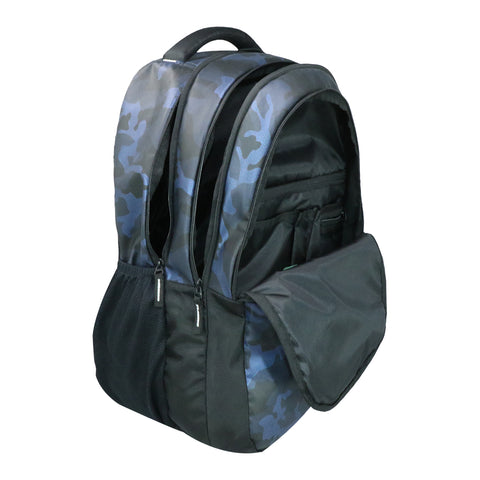 Image of Mike Terminator Laptop Backpack - Black & Blue