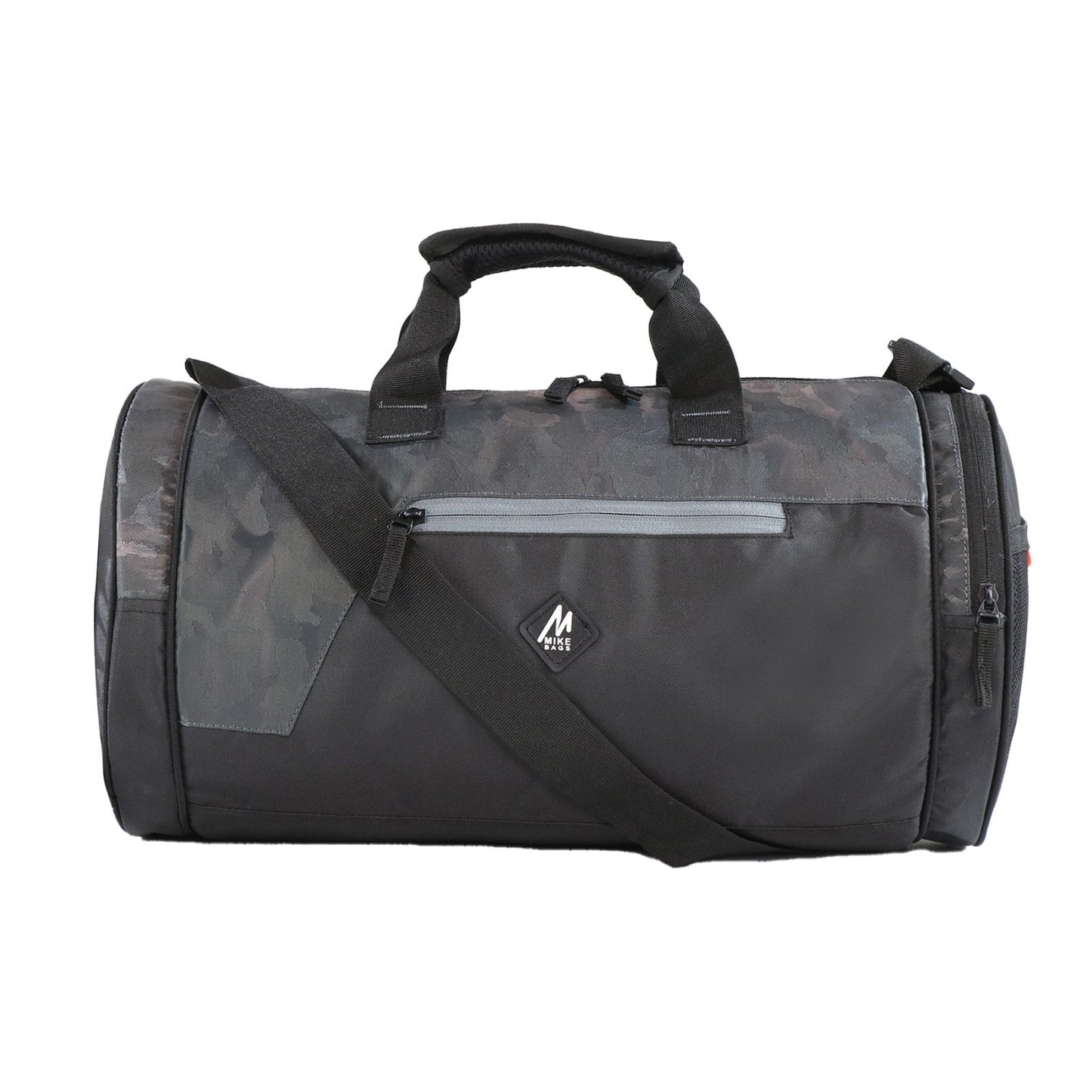 Mike Dual Tone Gym Bag - Grey