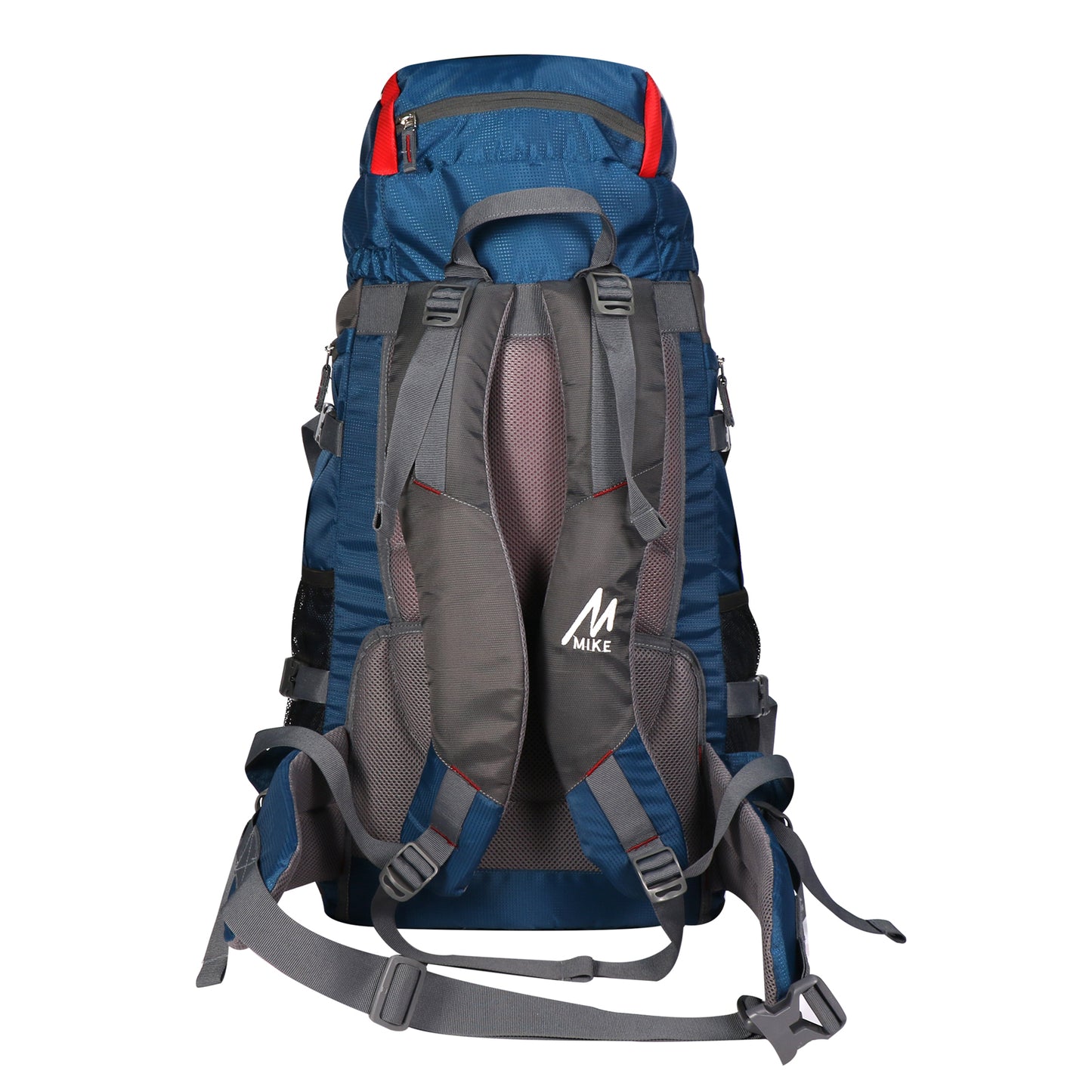 MIKE 43L Hiking Backpack - Red and Blue