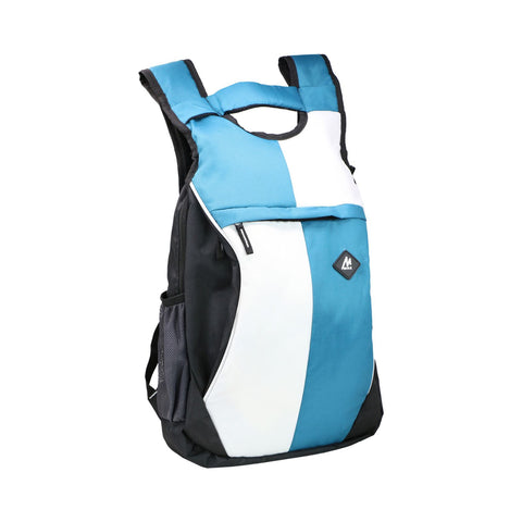 Image of Mike Multi purpose Laptop Backpack - White & Indigo