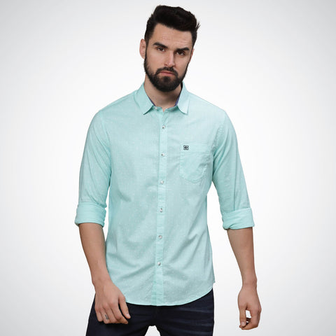 Image of Mike Club Light Green Casual Shirt