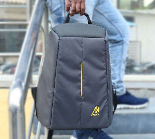 Mike Predator Anti Theft  Laptop Bag Grey - 32lts