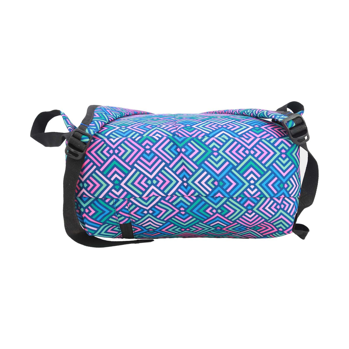 Mike City Backpack Geometric Print - Multicolor