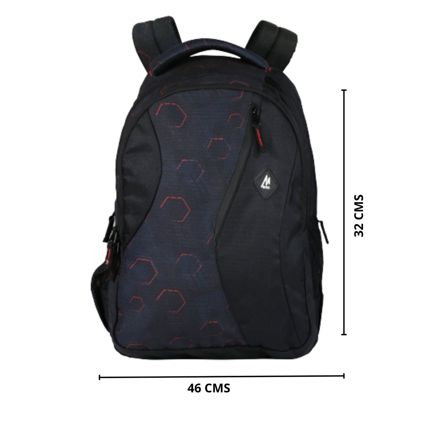 Mike classic college backpack - Geometric design