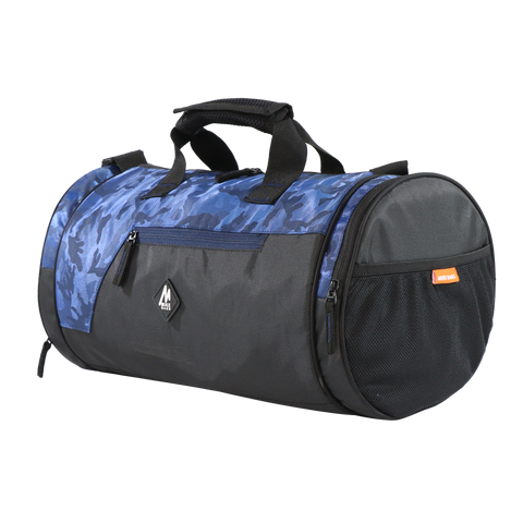 Image of Mike Dual Tone Pro Gym Bag with Shoe Compartment  - Blue