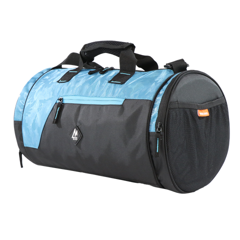 Image of Mike Dual Tone Pro Gym Bag with shoe Compartment  - Teal Blue