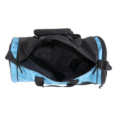 Image of Mike Dual Tone Pro Gym Bag with shoe Compartment  - Teal Blue