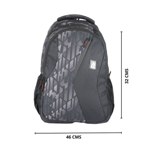 Mike classic striped backpack - Grey