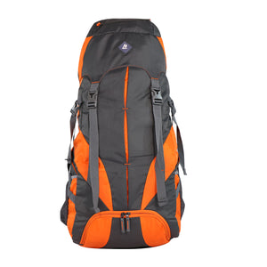 Mike Altitude Trekking Backpack - Orange & grey