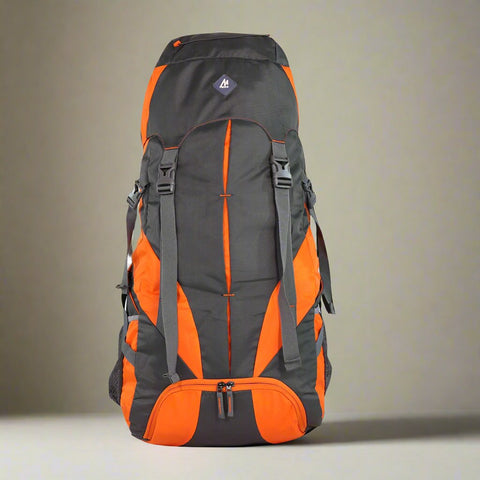 Mike Altitude Trekking Backpack - Orange & grey