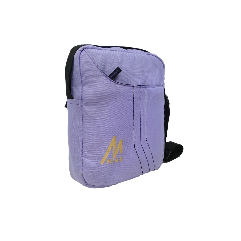 Mike Solid Messenger Bag -  Purple