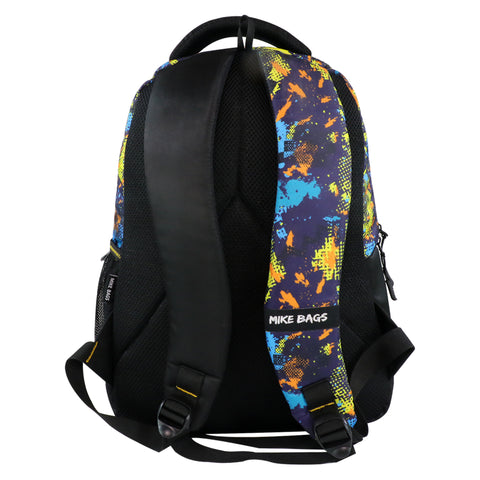 Mike Trio School Backpack- Multicolor