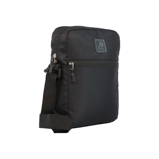 Mike Aster Messenger Bag - Black