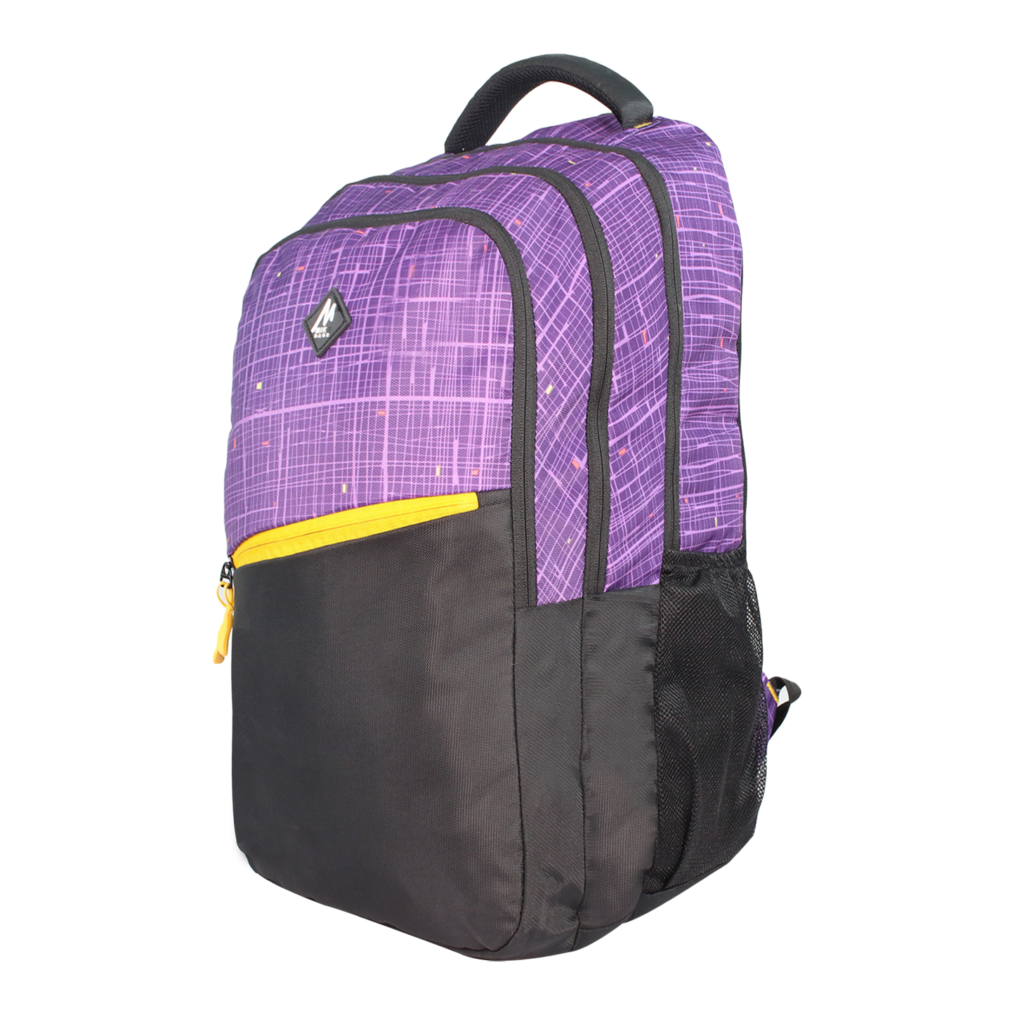 Mike Razor Laptop Backpack with rain cover - Purple