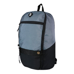 Mike Maxim Backpack -Grey with Black Zip