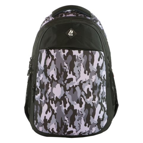 Mike Juno School Backpack - Grey