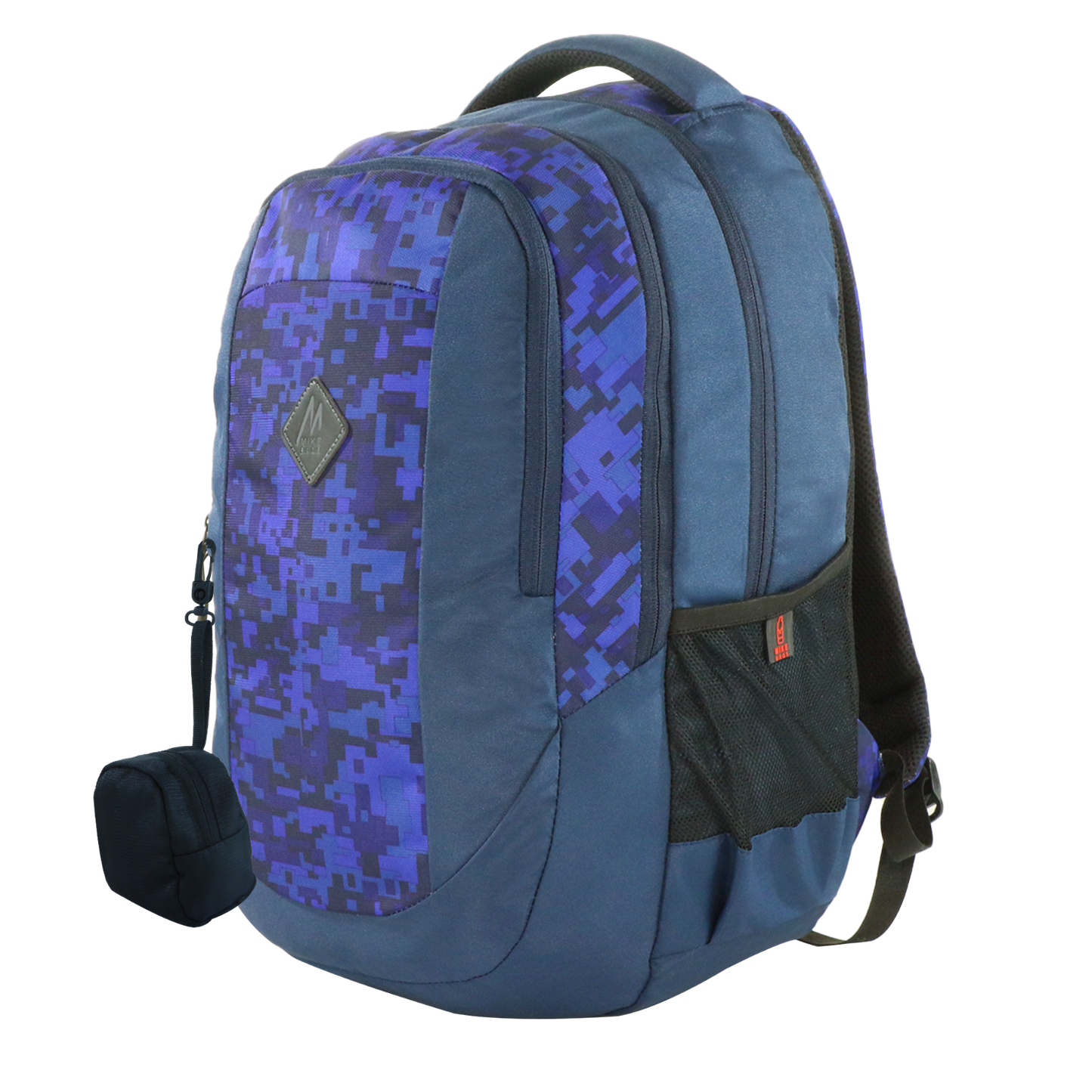 Mike Aurora School Backpack with Pouch - Blue