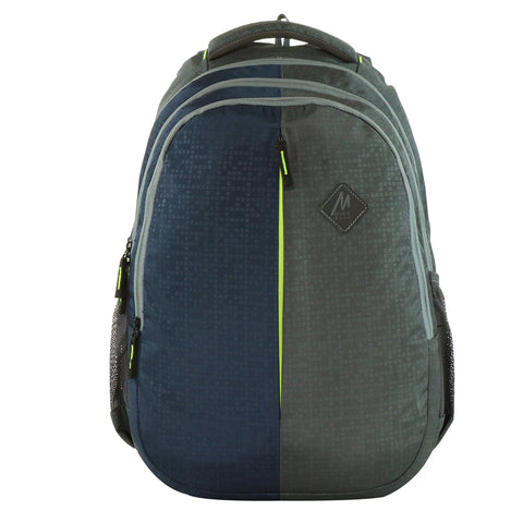 Image of Mike Jupiter Backpacks - Navy Blue & grey