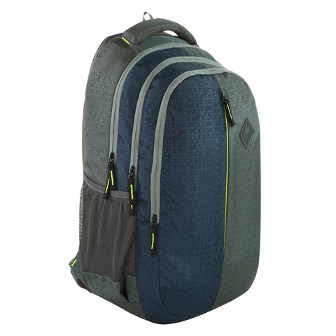 Image of Mike Jupiter Backpacks - Navy Blue & grey