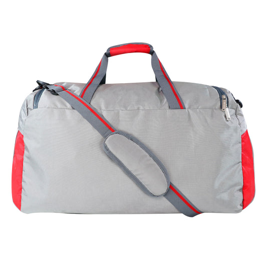 Mike Delta Duffel Bag 24"- Red & Grey