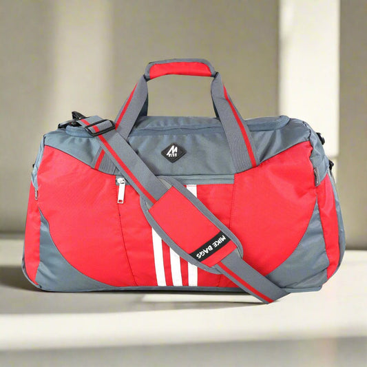 Mike Delta Pro 20 inches Duffel Bag- Red & Grey