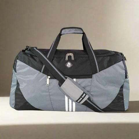 Image of Mike Delta Duffel Bag 24"- Grey & Black