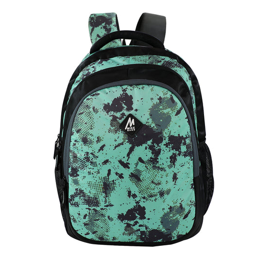 Mike Trio 17L School Backpack for Boys & Girls - Sea Green