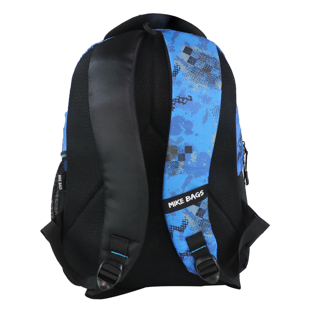 Mike Trio School Backpack- Blue