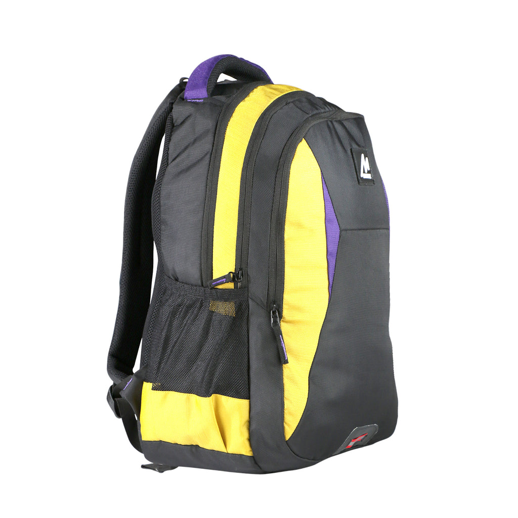 Mike classic college backpack - yellow-black