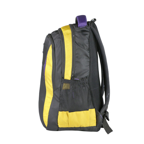Image of Mike classic college backpack - yellow-black