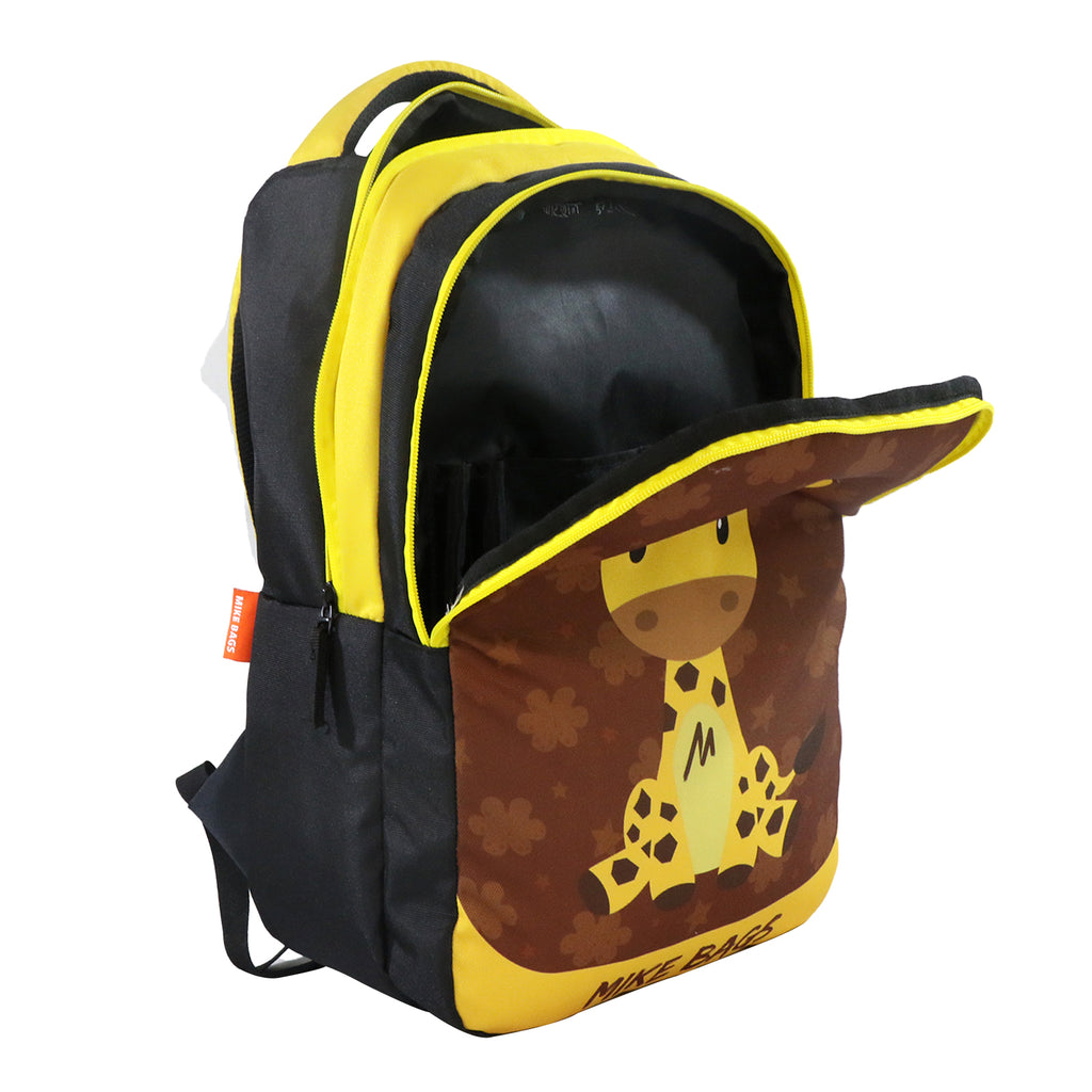 Mike pre school Backpack Giraffe Theme - Yellow